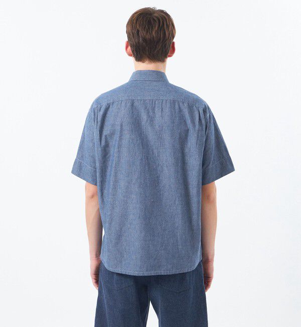 MACKINTOSH PHILOSOPHY「【WEEKENDER】プルオーバーオープンカラーシャツ シャンブレー/チェック」|シャツ・ブラウス|