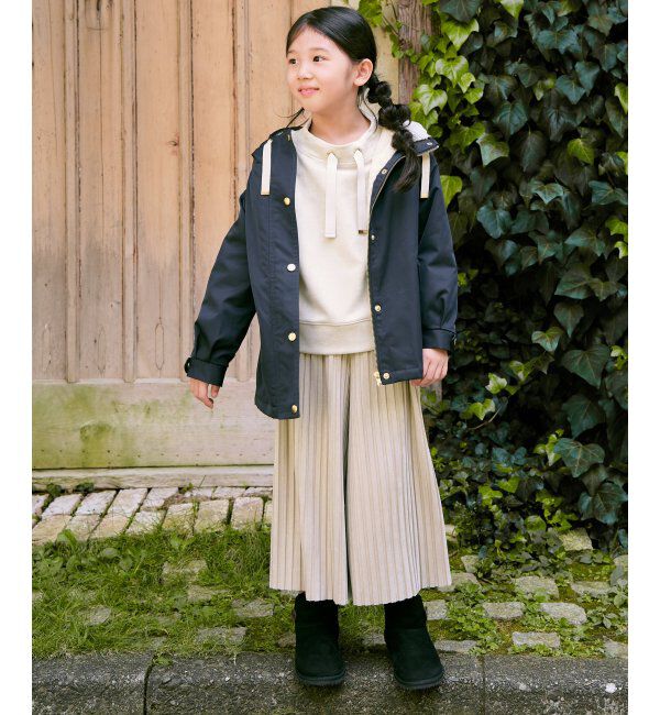 ikka kids「【親子おそろい】スエード風プリーツパンツ（120~160cm）」|その他|
