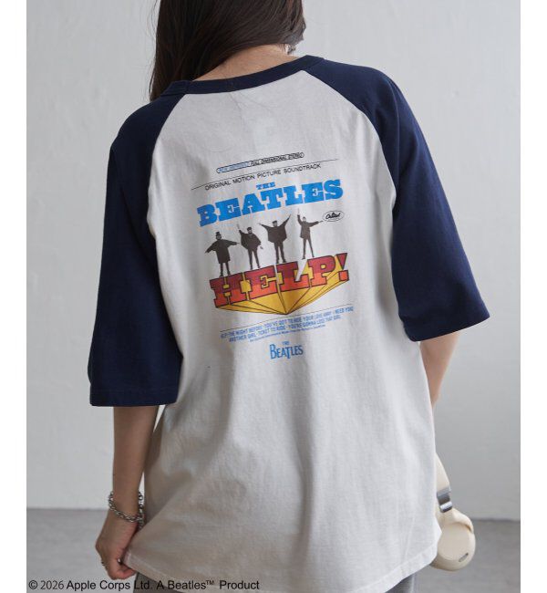 VENCE share style「THE BEATLES ザ ビートルズ HELPラグランTシャツ」|Tシャツ・カットソー|
