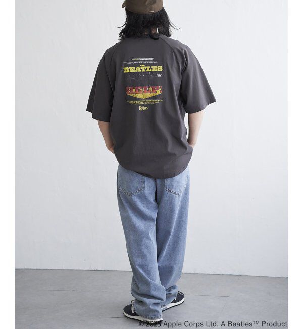 VENCE share style「THE BEATLES ザ ビートルズ HELPラグランTシャツ」|Tシャツ・カットソー|
