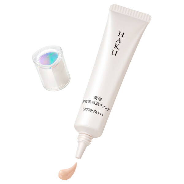  「HAKU 薬用 美白美容液ファンデ ライトベージュ 本体/無香料 (30g)」|ファンデーション|