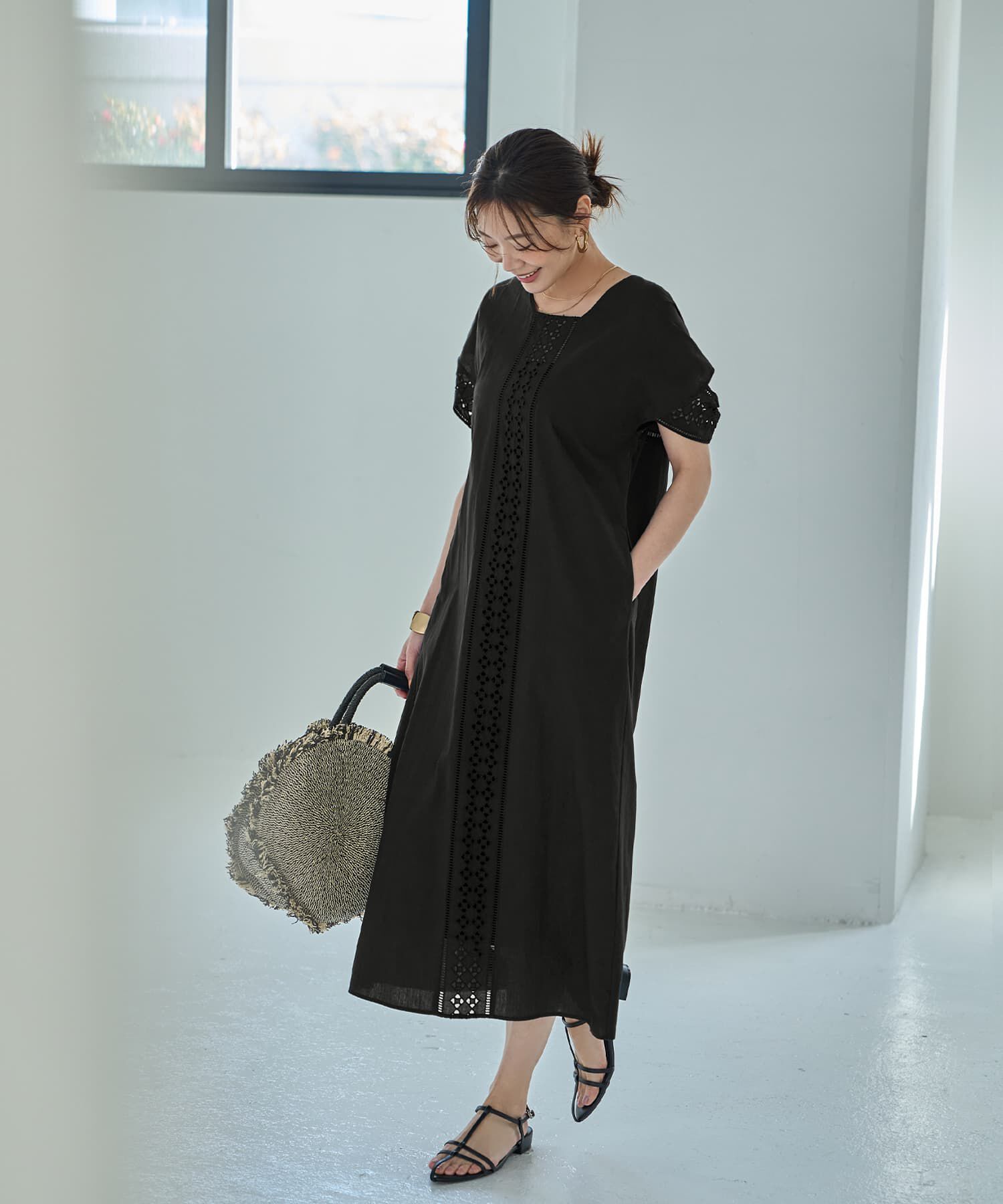 STYLE DELI「【LUXE】コットンレースカバーアップワンピース」|ワンピース|