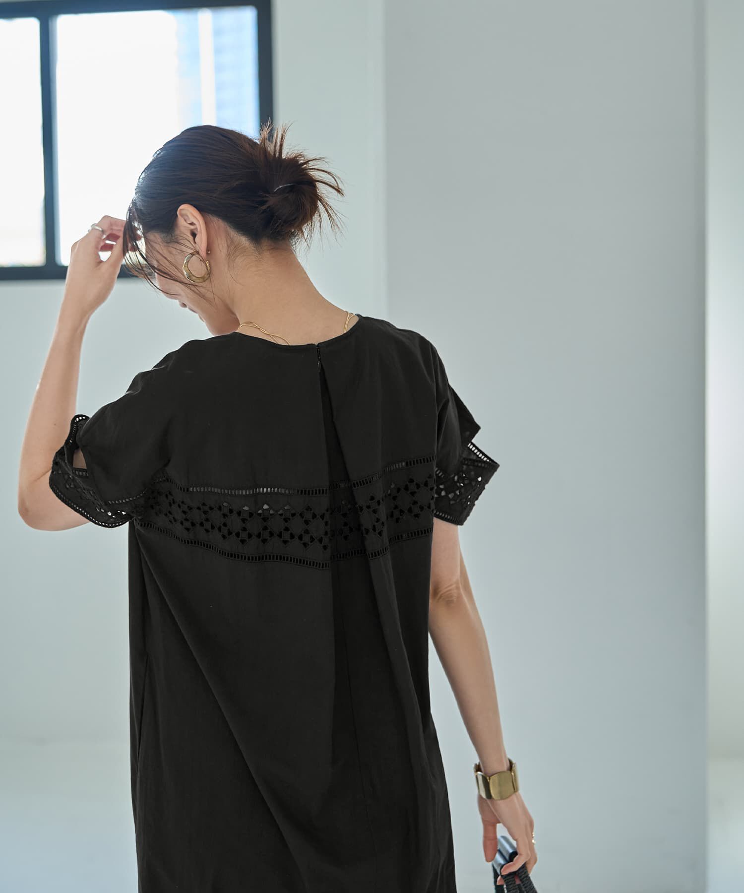 STYLE DELI「【LUXE】コットンレースカバーアップワンピース」|ワンピース|