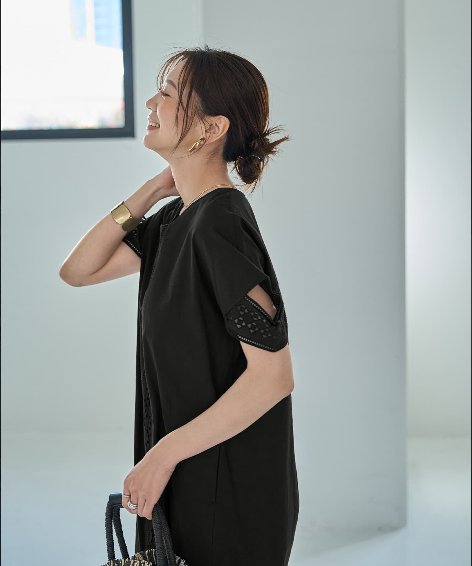 STYLE DELI「【LUXE】コットンレースカバーアップワンピース」|ワンピース|