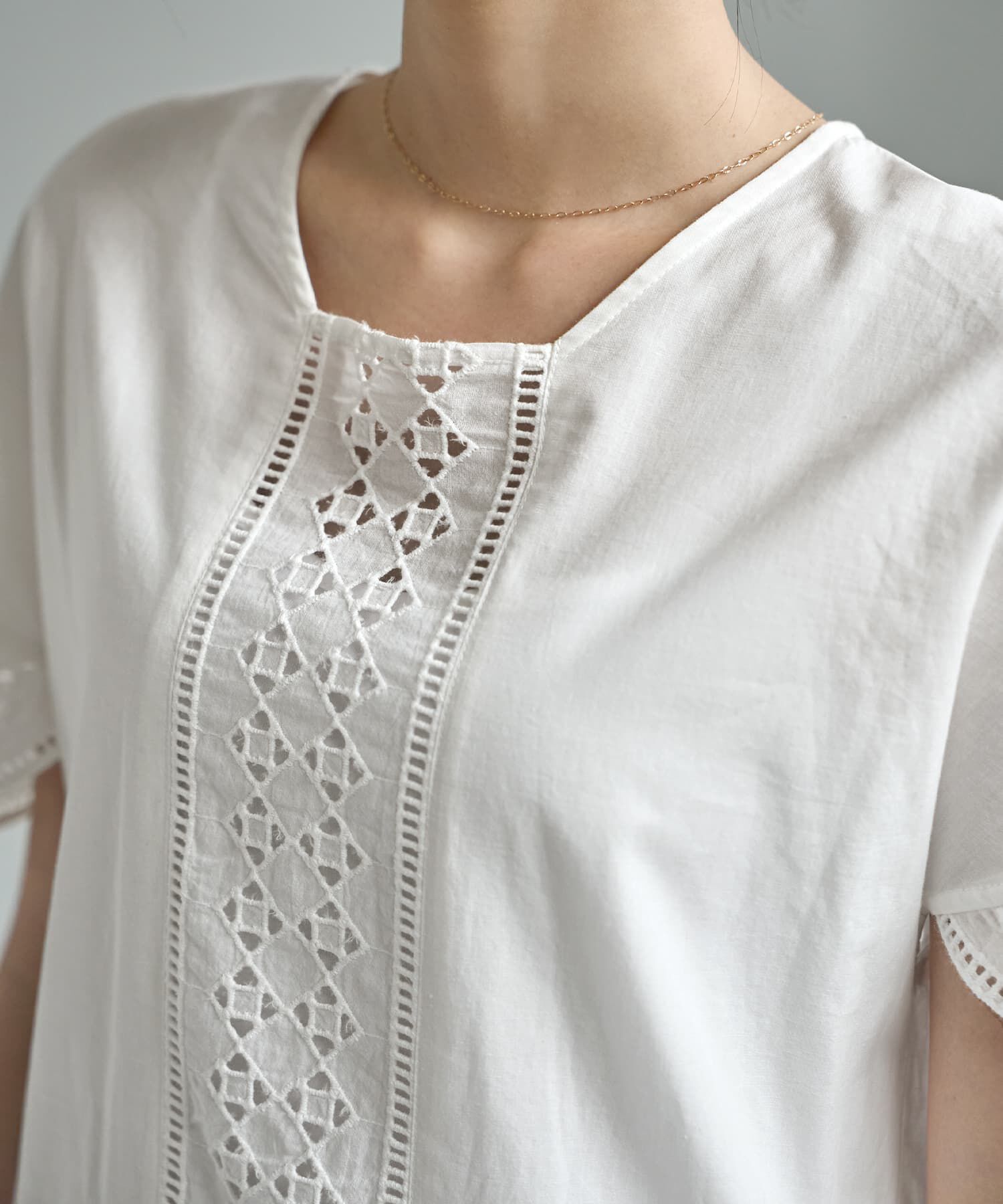 STYLE DELI「【LUXE】コットンレースカバーアップワンピース」|ワンピース|