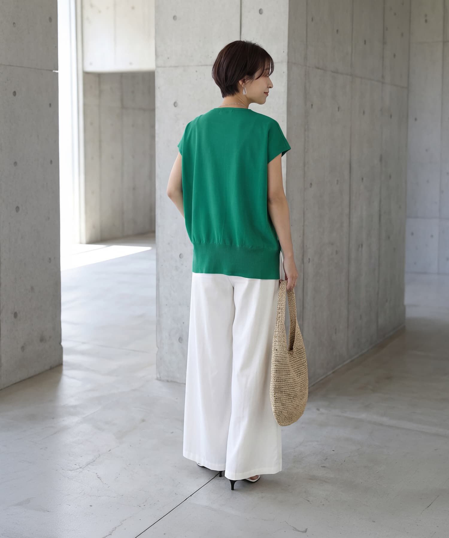 STYLE DELI「【selection】ハリ感スムースフレンチプルオーバー」|Tシャツ・カットソー|