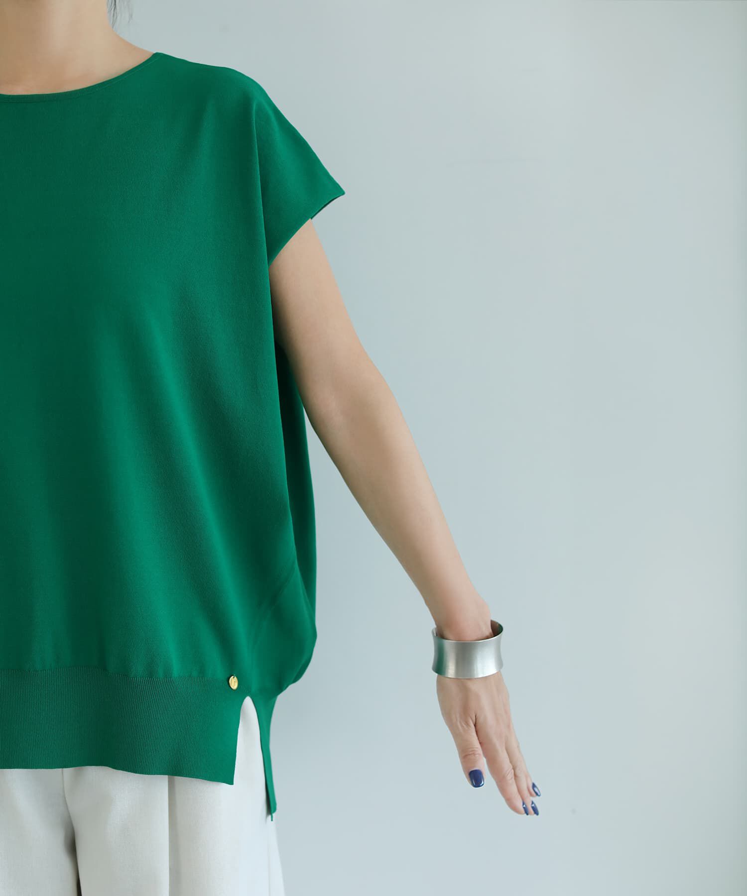 STYLE DELI「【selection】ハリ感スムースフレンチプルオーバー」|Tシャツ・カットソー|