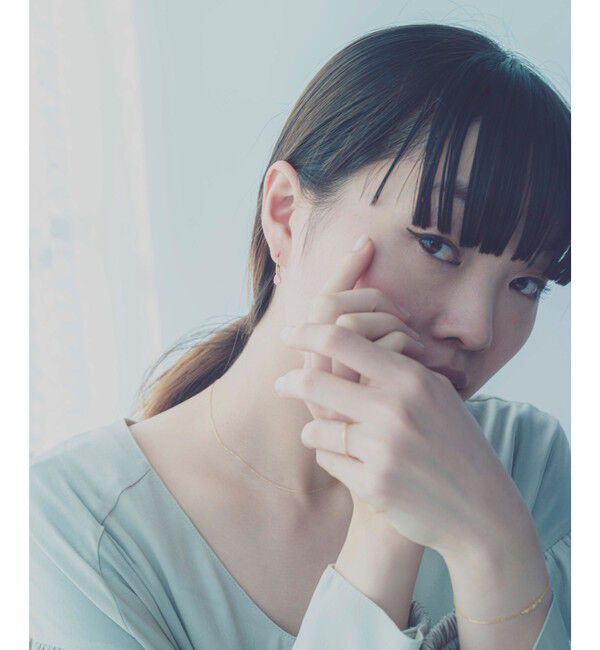ete「ナチュラルストーン ドロップ ピアス」|ピアス|
