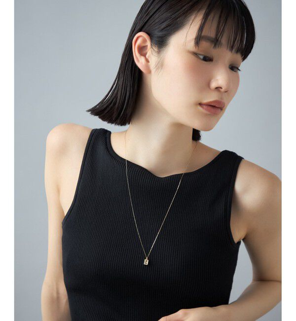 Jouete「K10YG ロングネックレス ルチレイテッドクォーツ」|ネックレス|