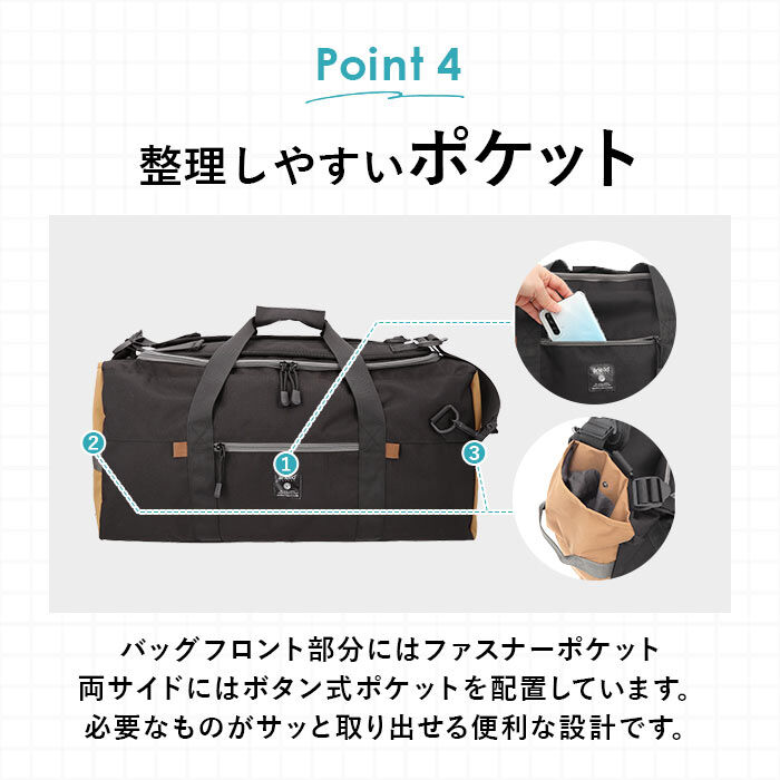 anello「アネロ ボストンバッグ anello GTM0462Z 通販 ボストン バッグ ボストンバック」|ボストンバッグ|