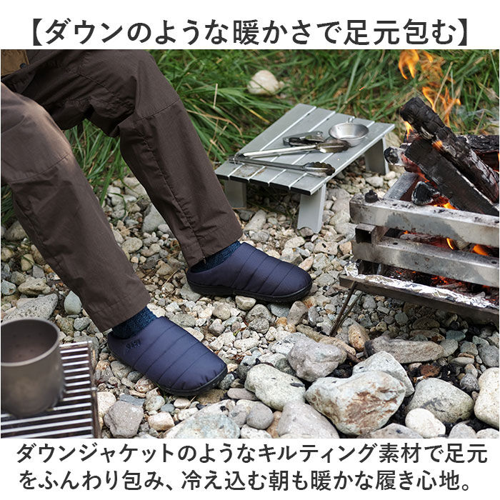 BACKYARD FAMILY「SUBU スブ サンダル 冬 通販 冬用サンダル 暖かいサンダル スリッパ スリッポン 外履き」|サンダル|