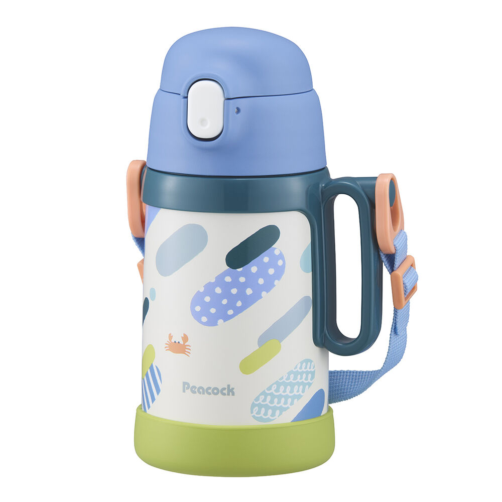 BACKYARD FAMILY「Peacock ピーコック ボトル 2WAY 通販 水筒 子供用水筒 子ども用水筒 ストロー」|食器・キッチングッズ|ブルー1