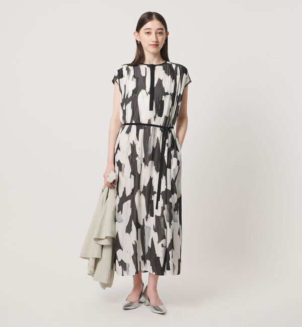 UNITED ARROWS「Spiree ギャザー フレンチスリーブ ワンピース」|ワンピース|その他1