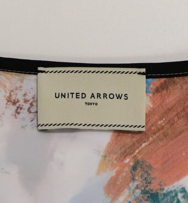 UNITED ARROWS「Spiree ギャザー フレンチスリーブ ワンピース」|ワンピース|
