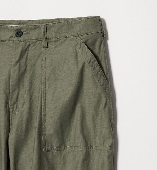 UNITED ARROWS「オーガニックコットン バックサテン ファティーグパンツ」|チノ|