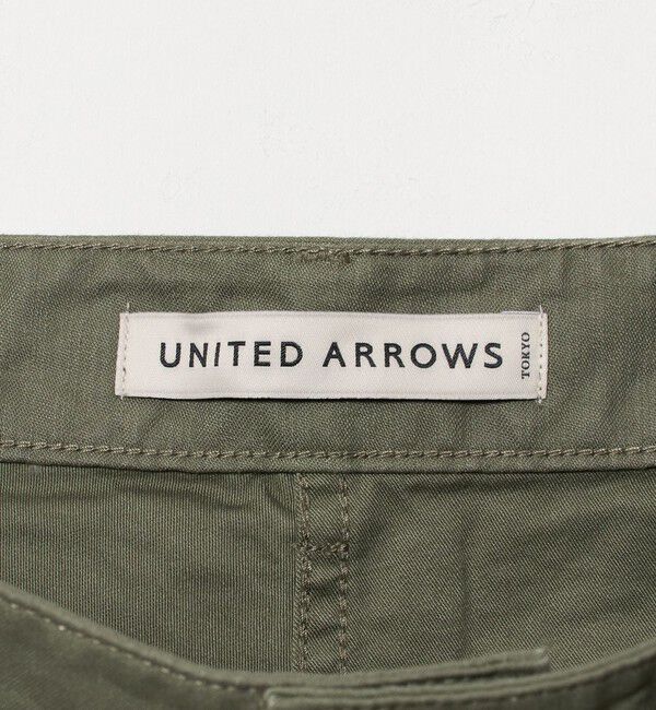 UNITED ARROWS「オーガニックコットン バックサテン ファティーグパンツ」|チノ|