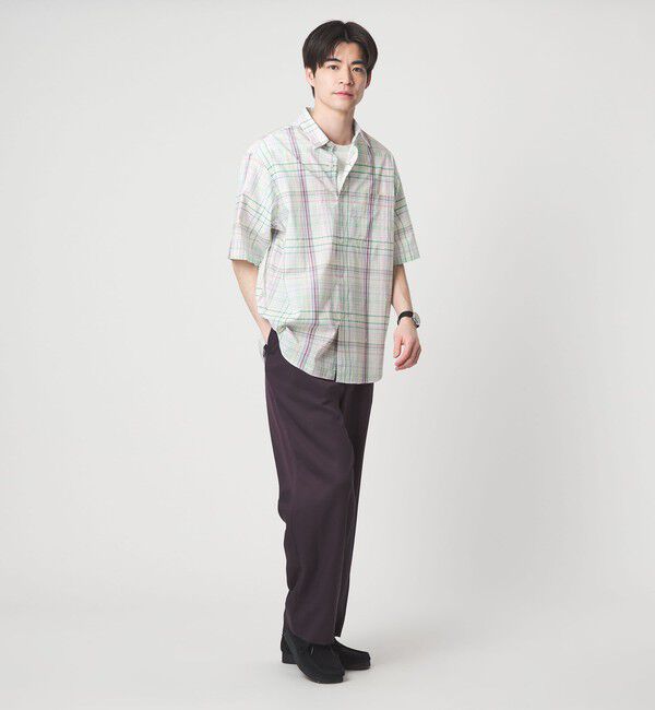 UNITED ARROWS green label relaxing「トーマスメイソン ジャストルーズ チェック柄 半袖 シャツ」|シャツ・ブラウス|