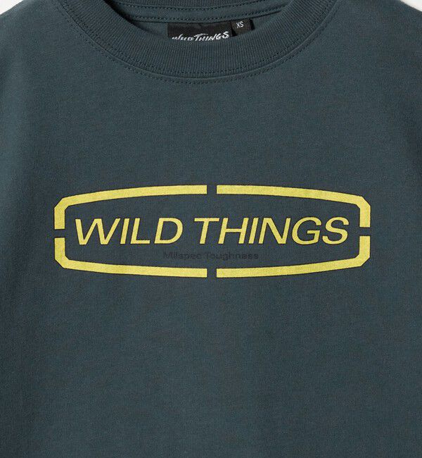 UNITED ARROWS green label relaxing「【別注】＜WILD THINGS＞ ロゴ ショートスリーブ Tシャツ / キッズ 110cm-130cm」|Tシャツ・カットソー|