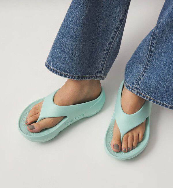 UNITED ARROWS green label relaxing「＜OOFOS＞OOriginal PLUS サンダル」|サンダル|LIME