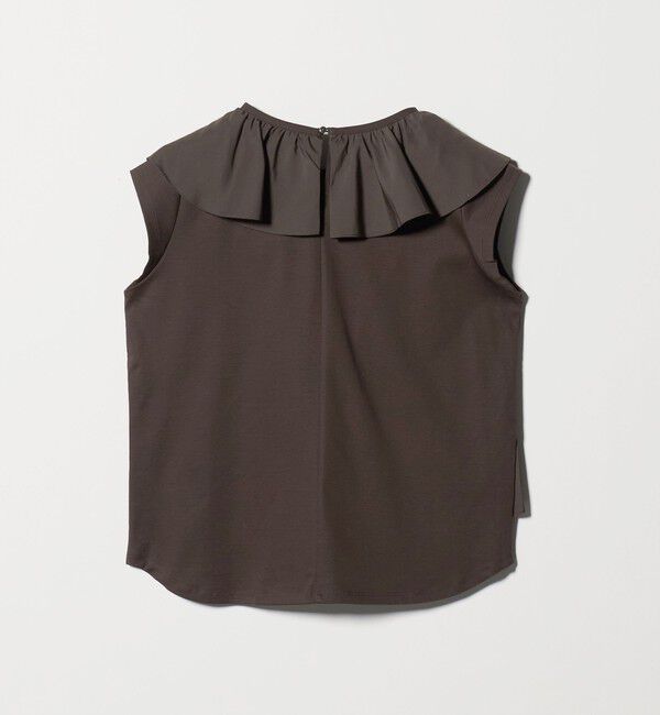 UNITED ARROWS green label relaxing「ランダム フリル ドッキング カットソー 接触冷感」|Tシャツ・カットソー|