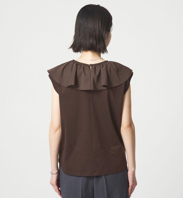 UNITED ARROWS green label relaxing「ランダム フリル ドッキング カットソー 接触冷感」|Tシャツ・カットソー|