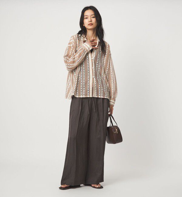 UNITED ARROWS green label relaxing「カラミレース シャツ」|シャツ・ブラウス|