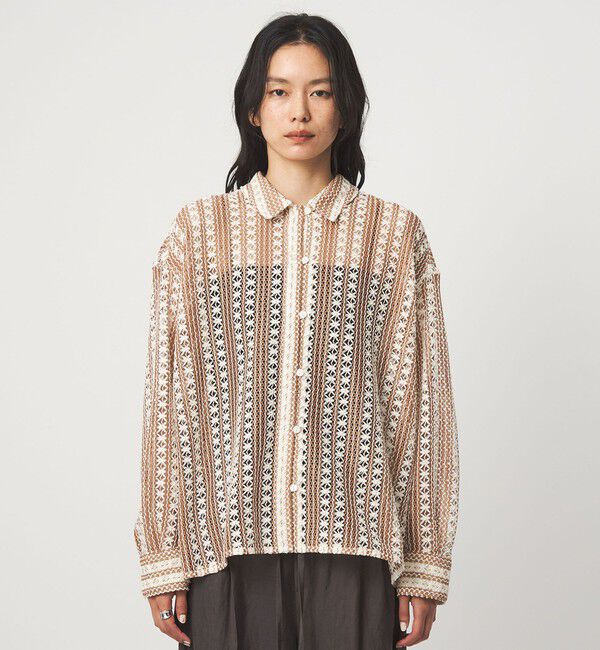 UNITED ARROWS green label relaxing「カラミレース シャツ」|シャツ・ブラウス|