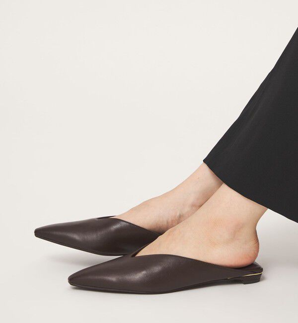 UNITED ARROWS green label relaxing「Vカットミュール」|サンダル|