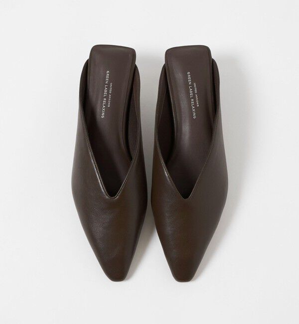 UNITED ARROWS green label relaxing「Vカットミュール」|サンダル|