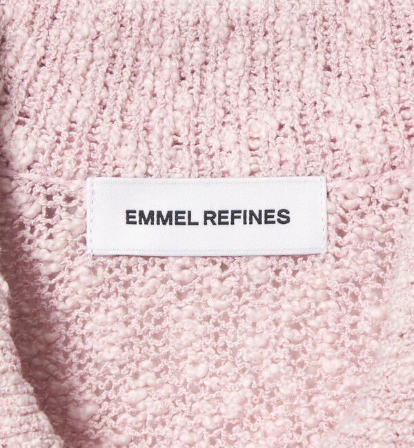EMMEL REFINES「＜EMMEL REFINES＞EM HW ブークレヤーン エリ カーディガン」|カーディガン|