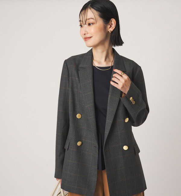 UNITED ARROWS green label relaxing「［size SHORT/TALLあり］Greed グリード ダブル ジャケット ウォッシャブル」|テーラードジャケット|