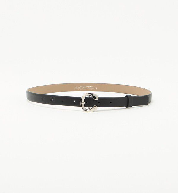 UNITED ARROWS green label relaxing「Cバックル ベルト」|ベルト|BLACK