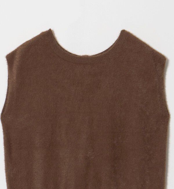 UNITED ARROWS green label relaxing「フラッフフェザー 2WAY フレンチスリーブ ニット」|ニット・セーター|