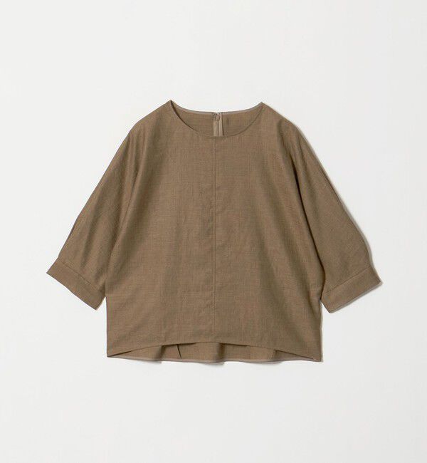 UNITED ARROWS green label relaxing「トリアセ 7分袖 プルオーバー ブラウス マシンウォッシャブル UVカット 通気性」|シャツ・ブラウス|MOCA