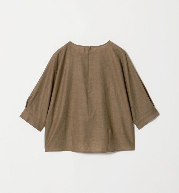 UNITED ARROWS green label relaxing「トリアセ 7分袖 プルオーバー ブラウス マシンウォッシャブル UVカット 通気性」|シャツ・ブラウス|