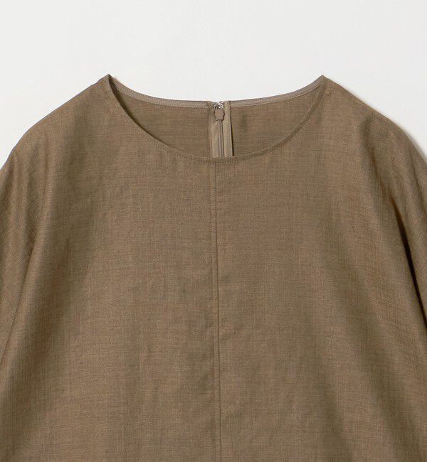 UNITED ARROWS green label relaxing「トリアセ 7分袖 プルオーバー ブラウス マシンウォッシャブル UVカット 通気性」|シャツ・ブラウス|