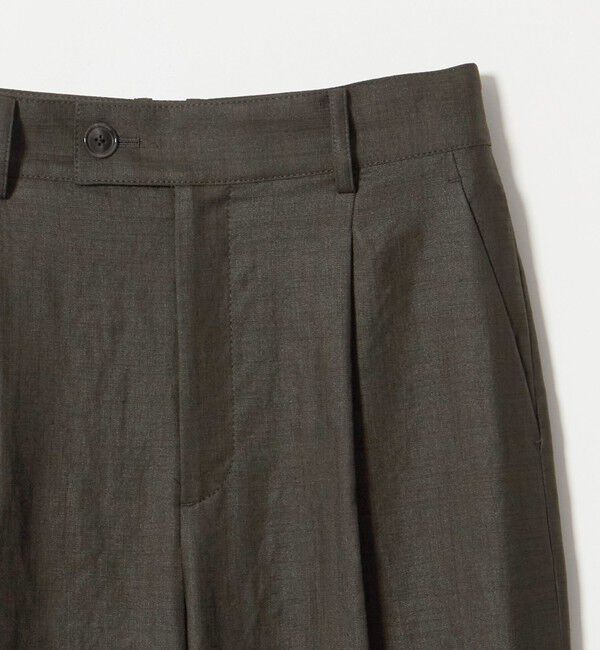 UNITED ARROWS green label relaxing「［size SHORT/TALLあり］トリアセ ストレート パンツ UVカット 通気性」|スラックス|