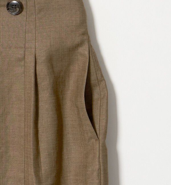UNITED ARROWS green label relaxing「［size SHORTあり］トリアセ スリット タイト スカート UVカット 通気性」|タイト|