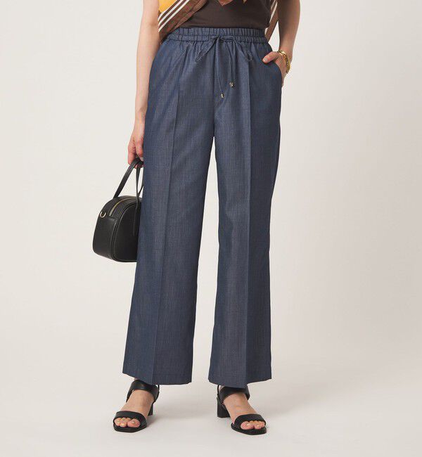 UNITED ARROWS green label relaxing「［size SHORT/TALLあり］ライト デニム ニーハイフレア パンツ 2」|その他|