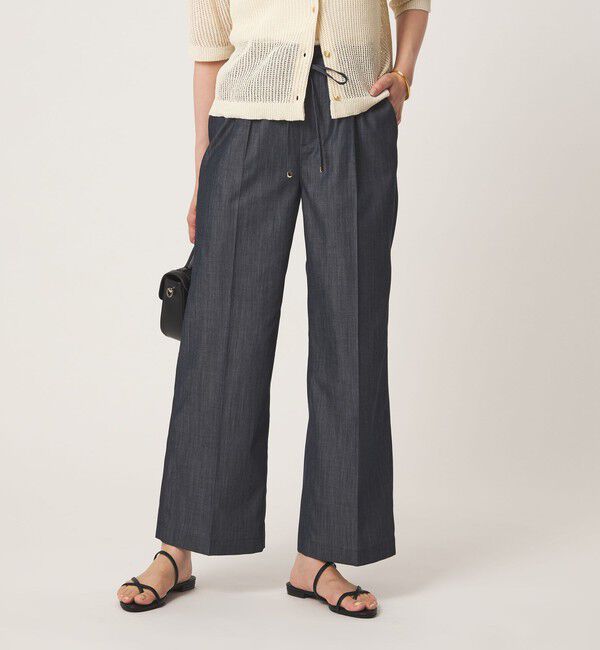 UNITED ARROWS green label relaxing「［size SHORT/TALLあり］ライト デニム ニーハイフレア パンツ 2」|その他|