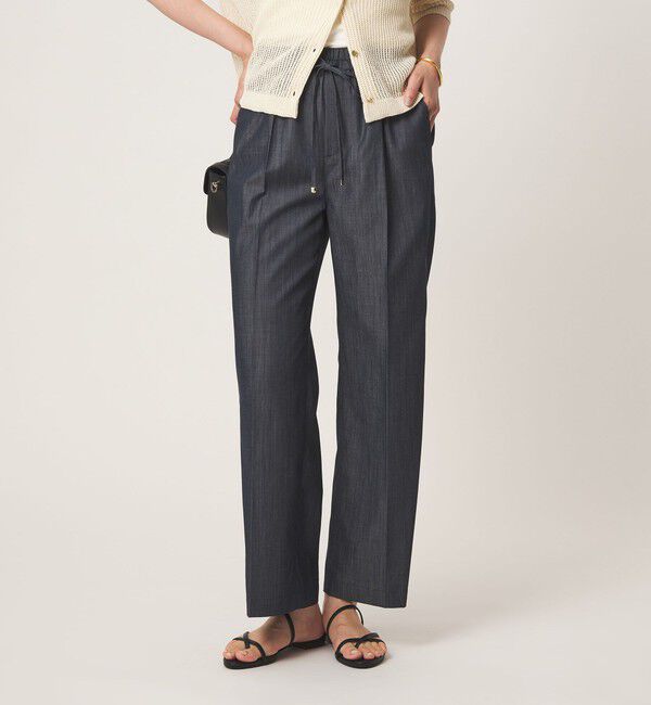 UNITED ARROWS green label relaxing「［size SHORT/TALLあり］ライト デニム ニーハイフレア パンツ 2」|その他|