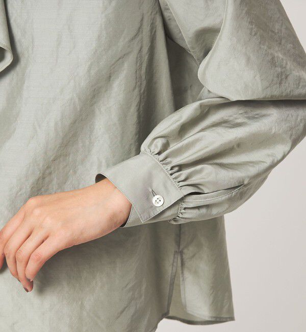 UNITED ARROWS green label relaxing「ラッフル ロングスリーブ ブラウス」|シャツ・ブラウス|