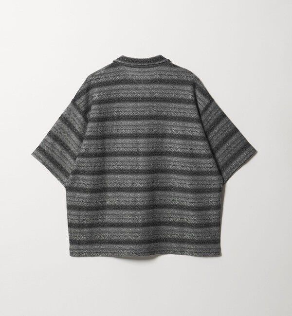 BEAUTY&YOUTH UNITED ARROWS「フェアアイル ショートスリーブ ニットシャツ ウォッシャブル」|カーディガン|