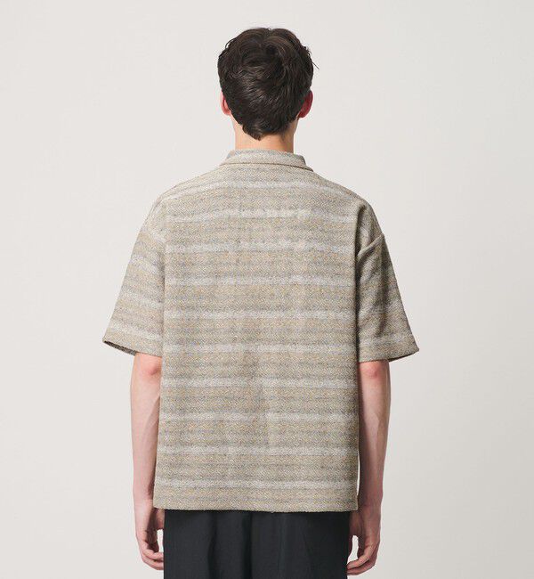 BEAUTY&YOUTH UNITED ARROWS「フェアアイル ショートスリーブ ニットシャツ ウォッシャブル」|カーディガン|