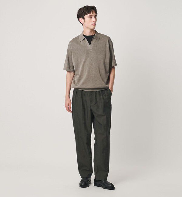 BEAUTY&YOUTH UNITED ARROWS「シャイン ギマ スキッパー ポロニット ウォッシャブル」|ニット・セーター|