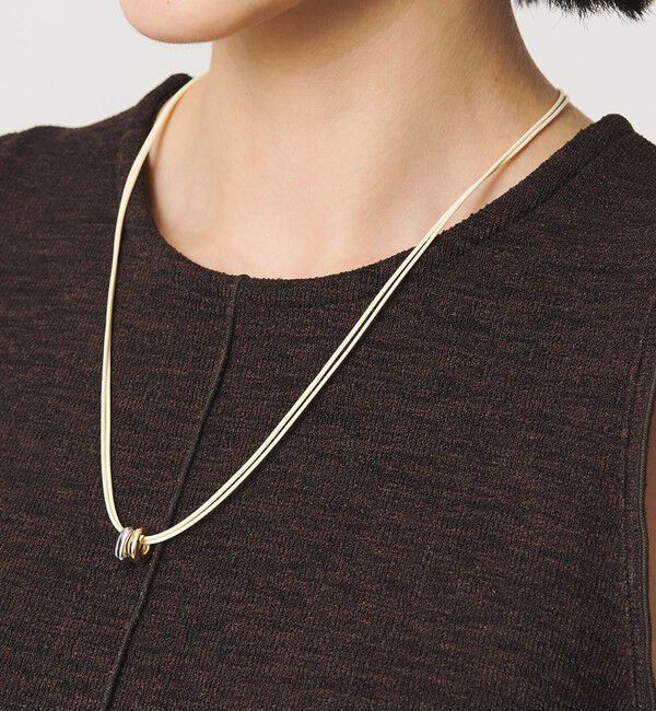 BEAUTY&YOUTH UNITED ARROWS「リング コード チョーカー」|ネックレス|NATURAL