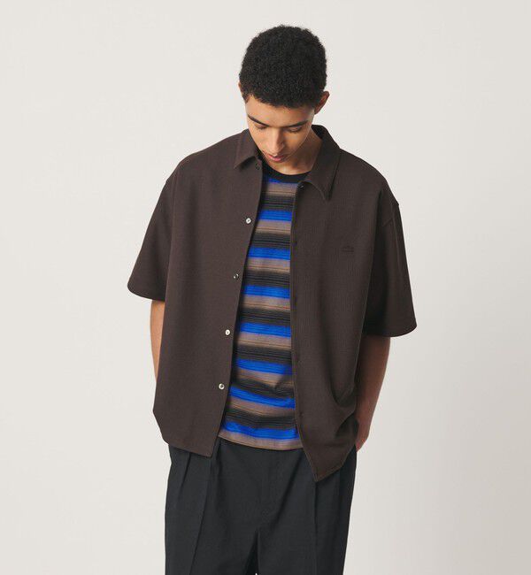 BEAUTY&YOUTH UNITED ARROWS「＜LACOSTE for BEAUTY&YOUTH＞ワントーン ショートスリーブ シャツ」|シャツ・ブラウス|
