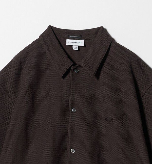 BEAUTY&YOUTH UNITED ARROWS「＜LACOSTE for BEAUTY&YOUTH＞ワントーン ショートスリーブ シャツ」|シャツ・ブラウス|