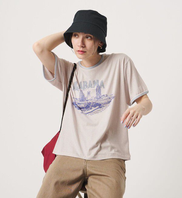 BEAUTY&YOUTH UNITED ARROWS「【別注】＜RUSSELL ATHLETIC＞リンガー Tシャツ」|Tシャツ・カットソー|