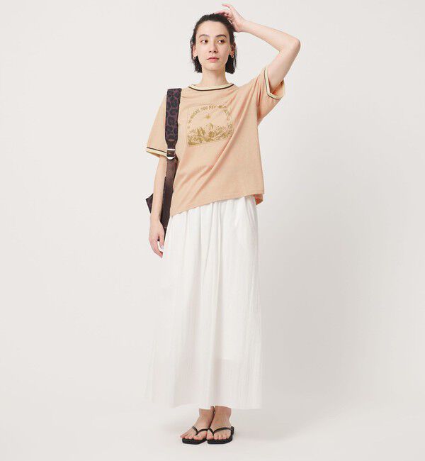 BEAUTY&YOUTH UNITED ARROWS「【別注】＜RUSSELL ATHLETIC＞リンガー Tシャツ」|Tシャツ・カットソー|BEIGE